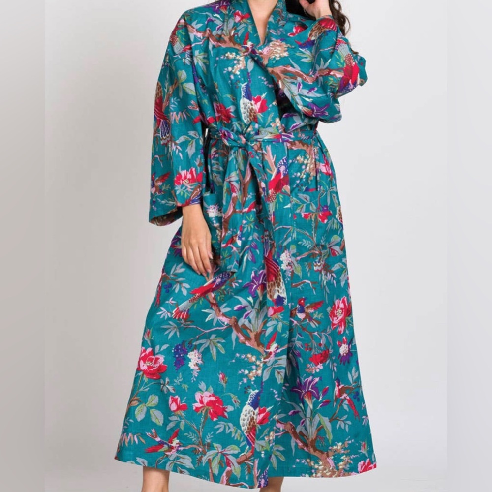 Handmade Cotton Kimono Robe